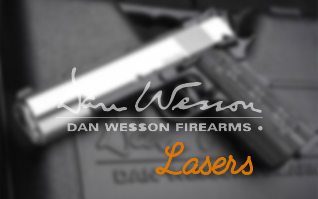 Dan Wesson 1911 w. Rail lasers